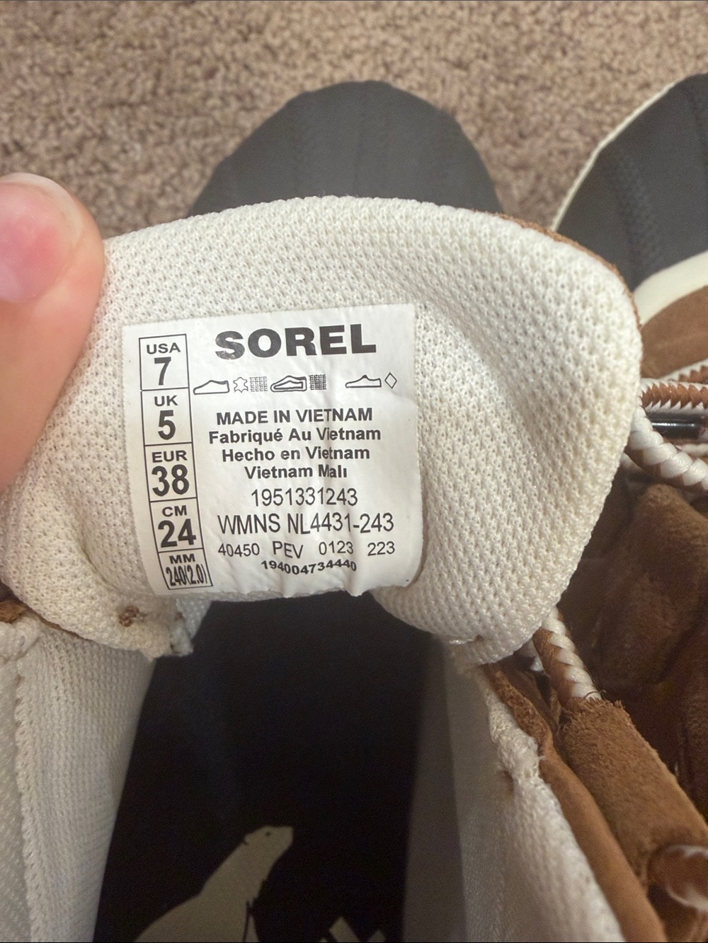 Sorel Brown and Black Lace-Up Waterproof Winter Boots - Picture 5 of 5